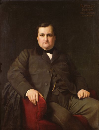 Porträt von Joseph Charles Bonaparte, Prinz Napoleon (1822-1891), 1863 von Hippolyte Flandrin